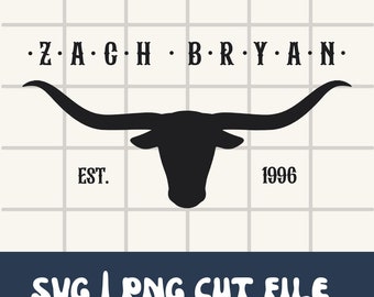 Zach Bryan SVG | Country Music PNG | Country Music SVG | Cricut Cut File | Digital Download