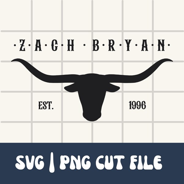 Zach Bryan SVG | Country Music PNG | Country Music SVG | Cricut Cut File | Digital Download