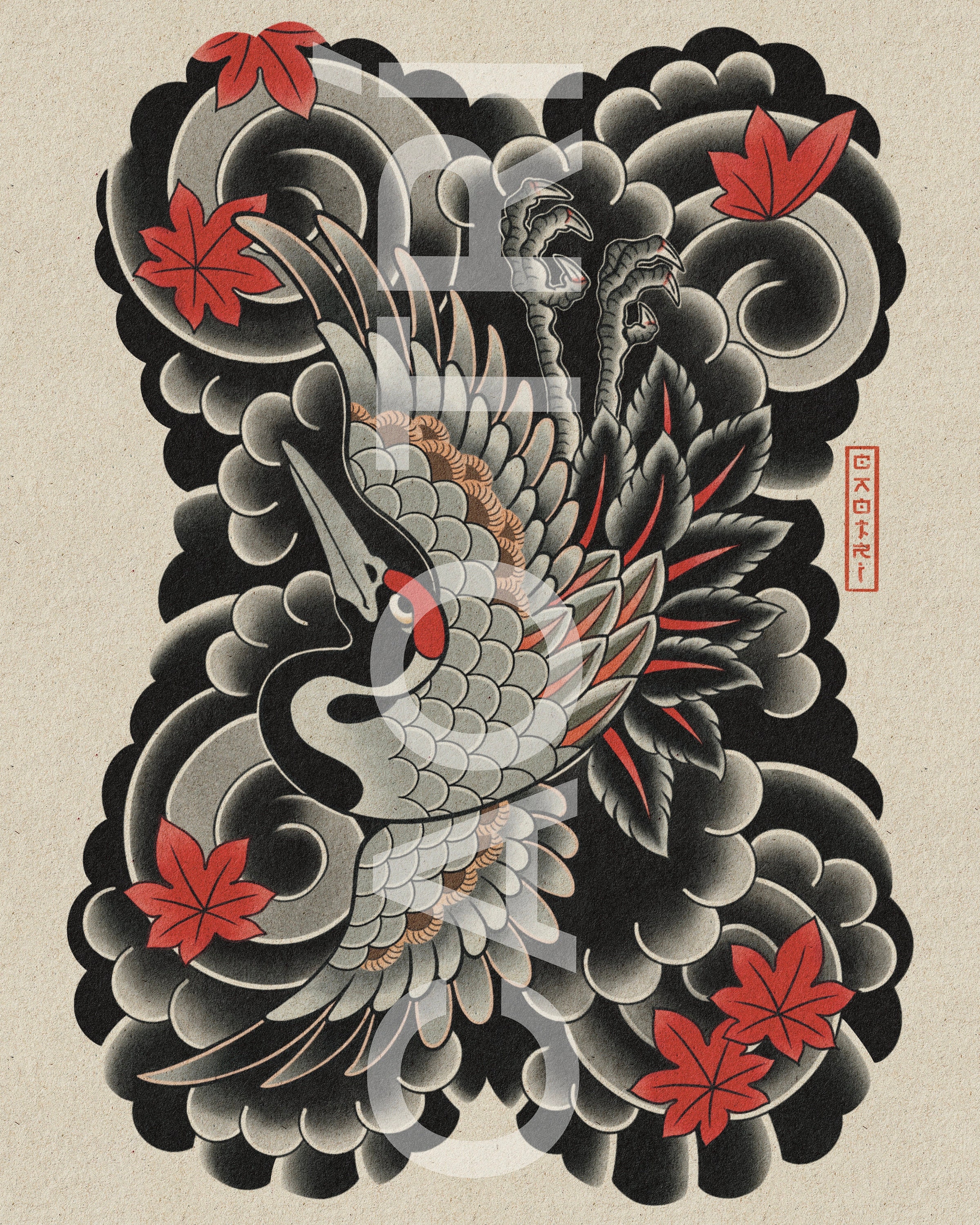 Japanese Style Tattoo Art 洋書 9784805313510.website__68184.