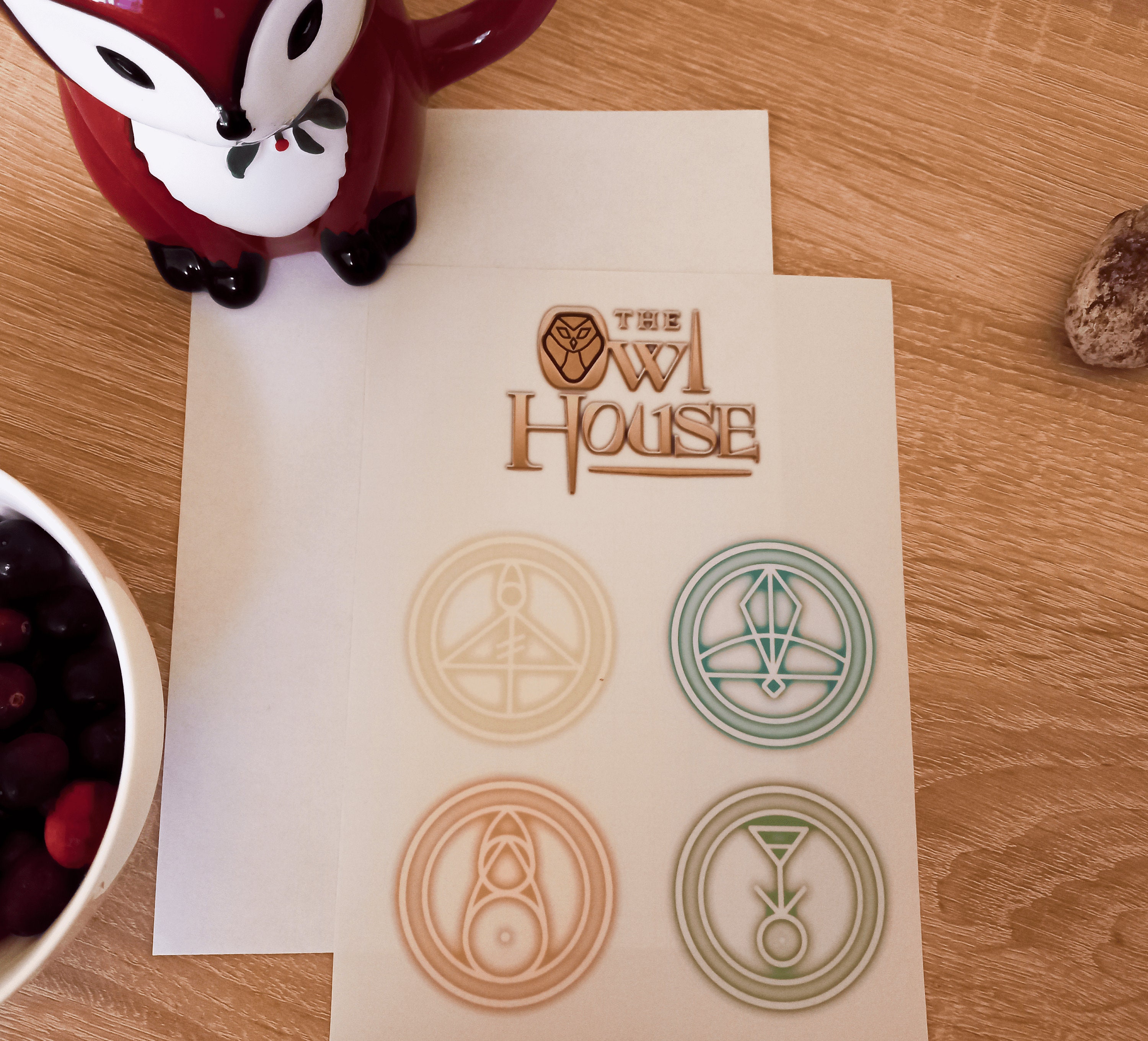 The Owl House Magical Glyphs Dark & Transparent Sticker Pack - Etsy