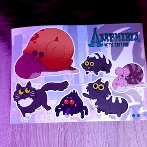 Amphibia Pets Edition sticker pack