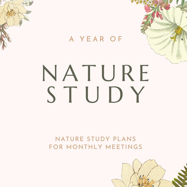 Charlotte Mason Year of Nature Study: Nature Study Teaching Ideas