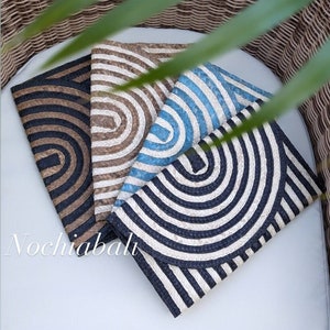 Gewebte Clutch, Boho Strand-Clutch, Lässige Boho Geldbörse, Sommer-Clutch, Hochzeits-Clutch, Weihnachtsgeschenk