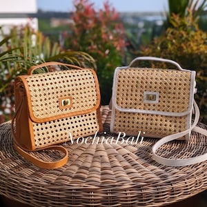 Wicker satchel bag shop
