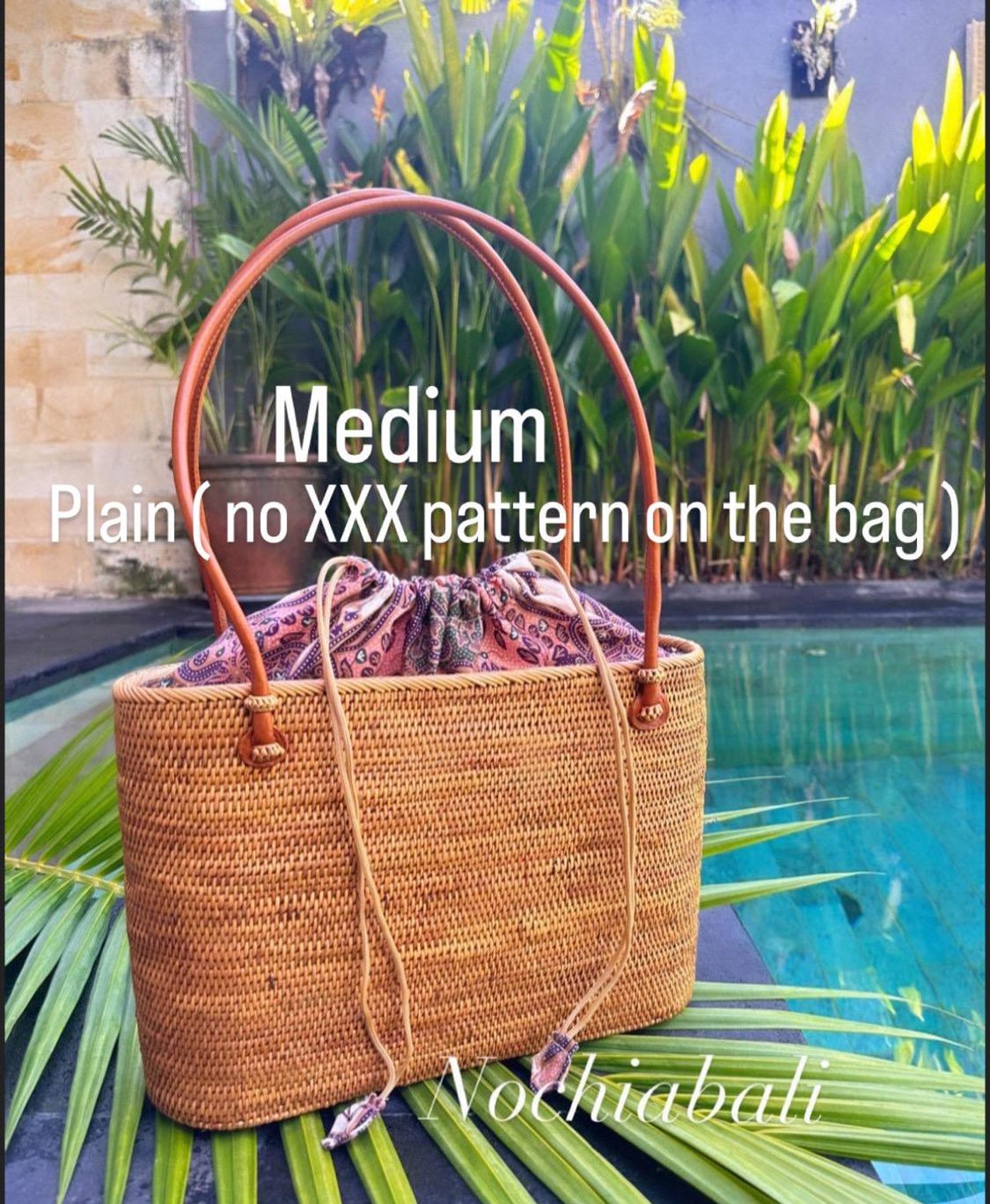 Summer Rattan Tote, Straw Tote Bag, Woven Beach Bag, One Shoulder ...