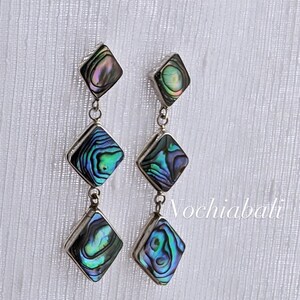 Boho Tribal Colorful Stone Drop Earrings For Women Vintage Spiral...