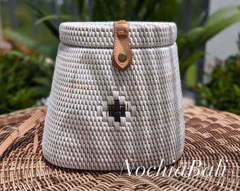 Boho Beach Backpack, Bali Rattan Backpack, Summer straw Bag, Woven Atta Bag, genuine leather strap, Gift for women