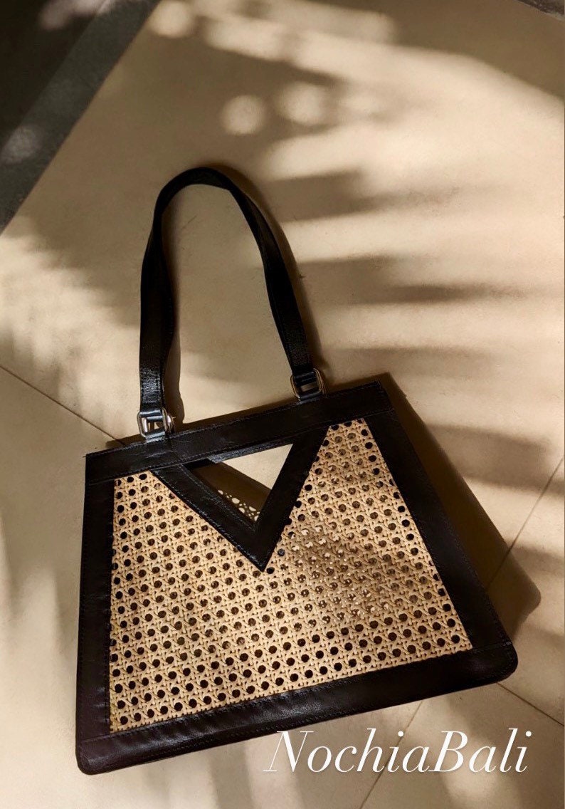 ★TOUT Y EST★ Rattan webbing tote bag LW225BG433 Trek Tote | Eric Javits