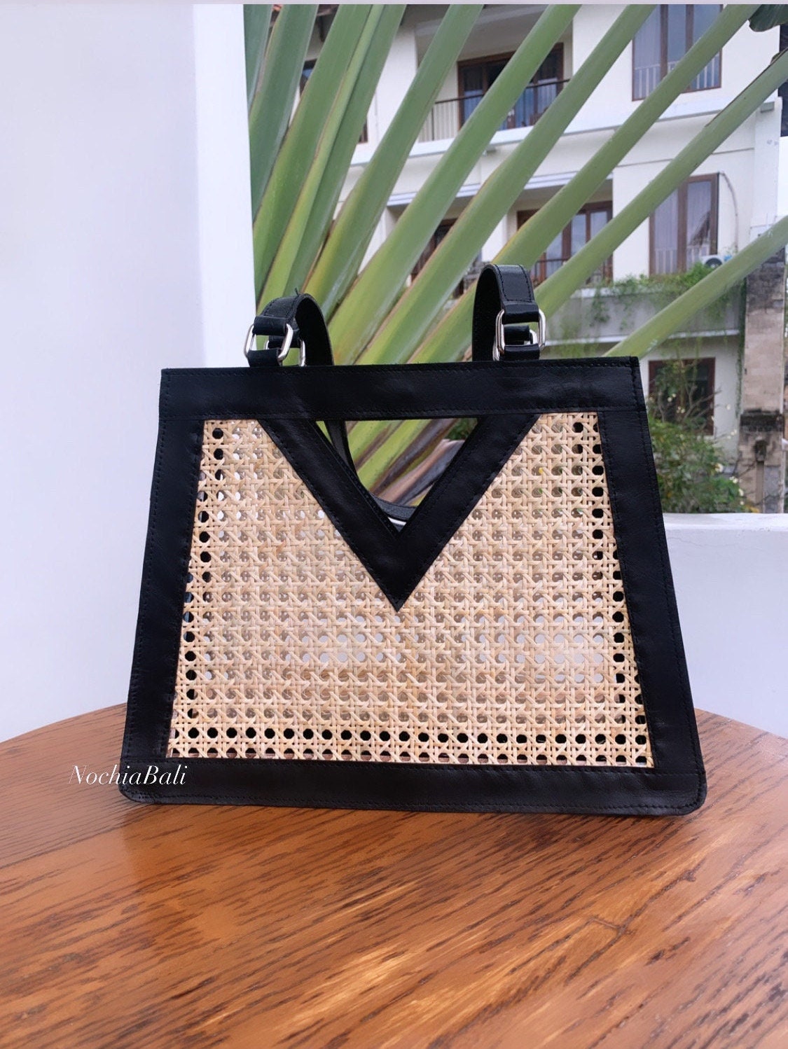 Ubud Rattan Bag Cane bing Bag Wicker Rattan Handbag Etsy
