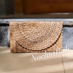 Straw Clutch, Palm Leaf Purse, wedding clutch, Woven Boho Purse, Summer Clutch bag, Gift for her