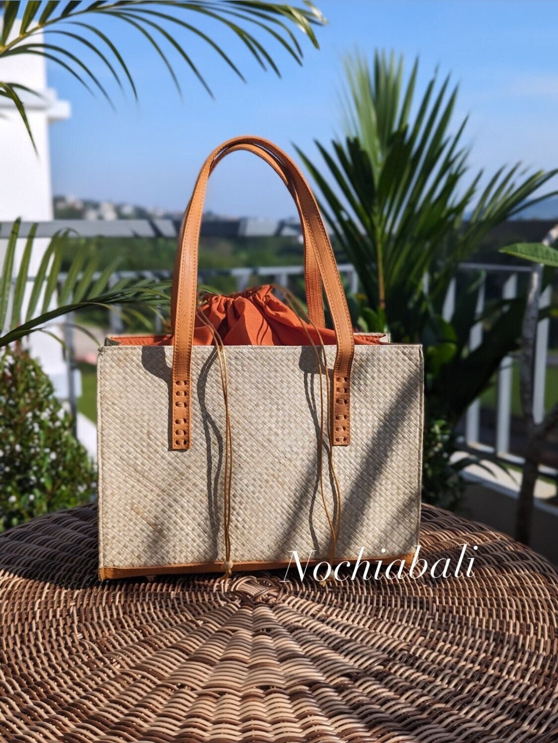 Medium Rattan Bag