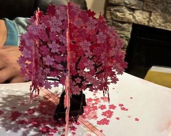 Cherry Blossom Tree Pop-Up card