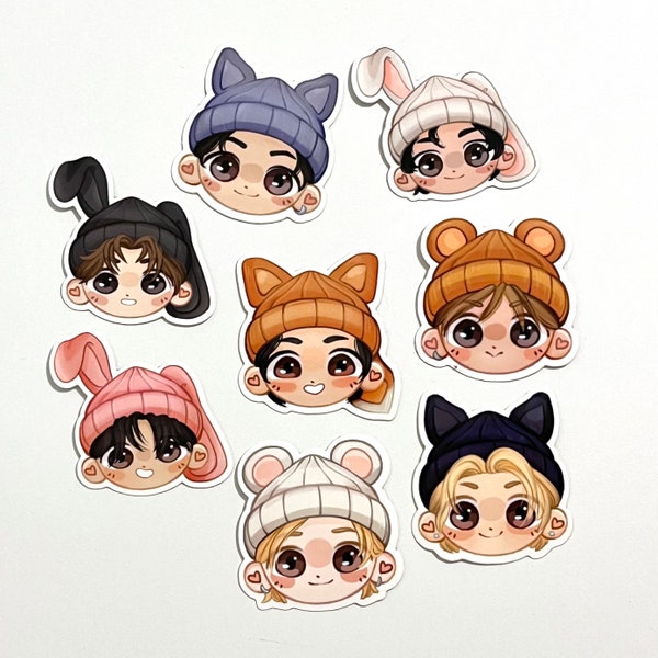 Cute Hat Stickers