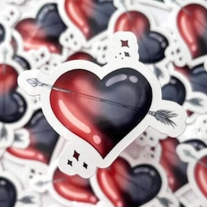 Changbin Arrow Heart Stickers