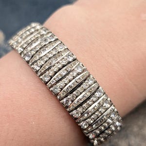 Art Deco Paste Braclet Antique Randel Chanel Set Cuff, Gift For Her
