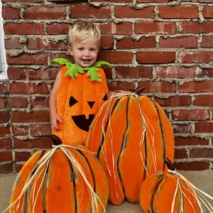 Wood Pumpkin, Wooden Pumpkin, Rustic, Set, Individual, Thanksgiving, Fall, Halloween, Autumn, Decor, Decoration, Outside, Inside, porch