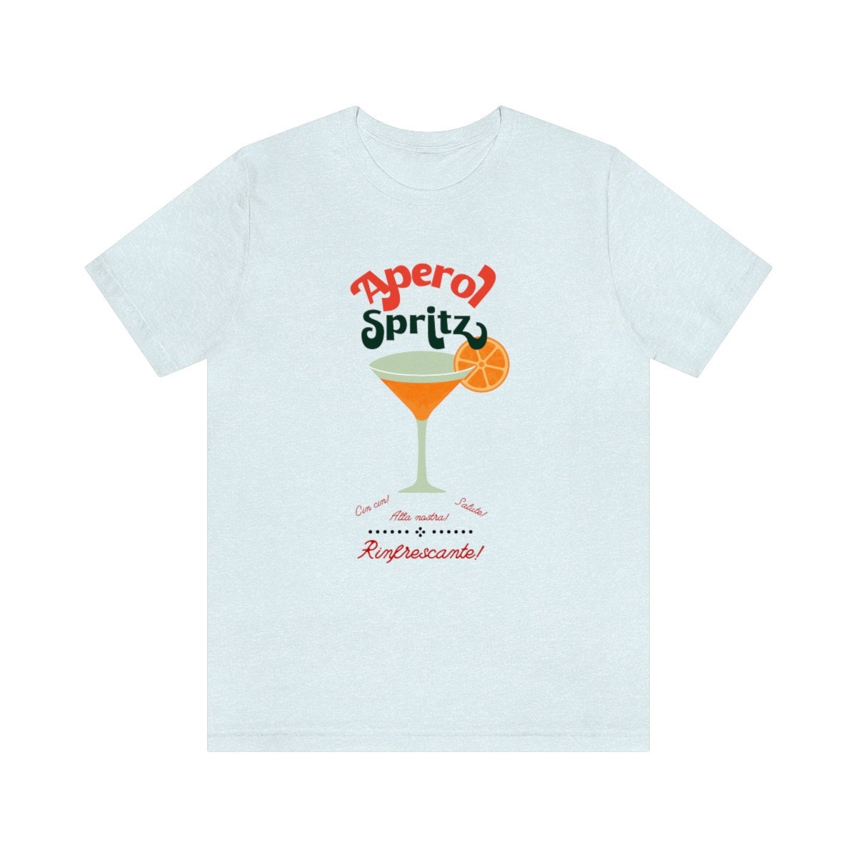 Discover Aperol Spritz Tee, Italian drink t shirt, cocktail tee