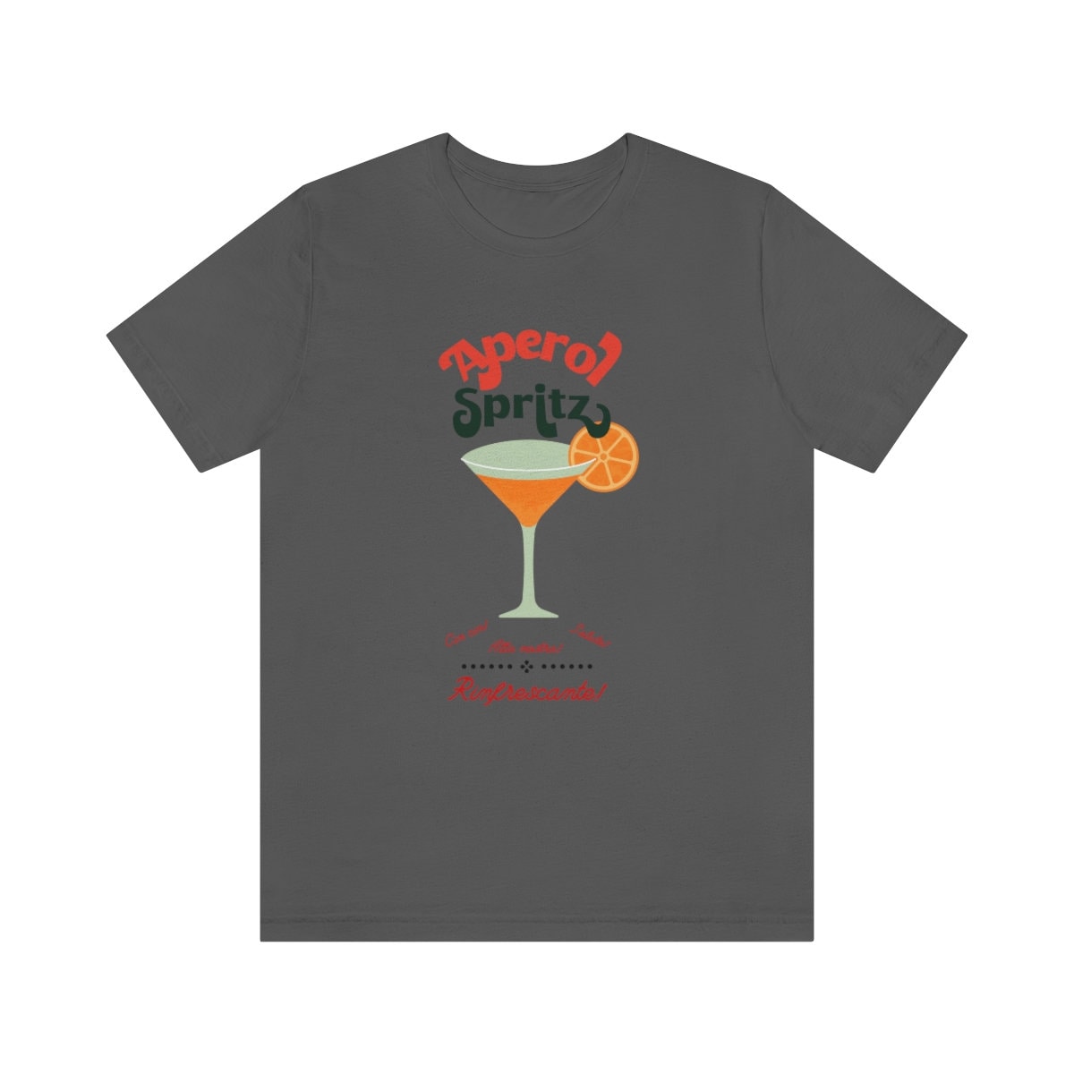 Discover Aperol Spritz Tee, Italian drink t shirt, cocktail tee