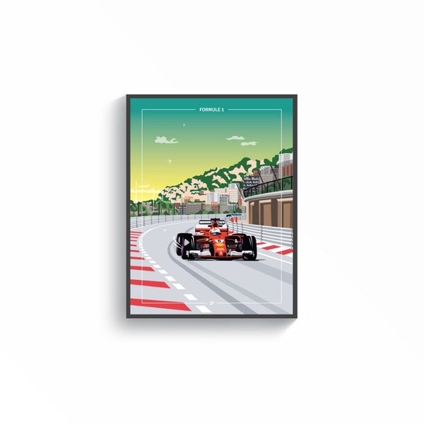 Affiche en papier pour decoration - Formule 1