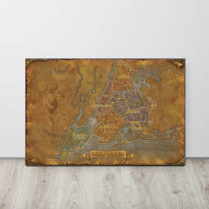 Cidade de Nova York (Aliança) - Mapa estilo World of Warcraft