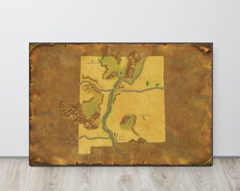 New Mexico - World of Warcraft Style Map