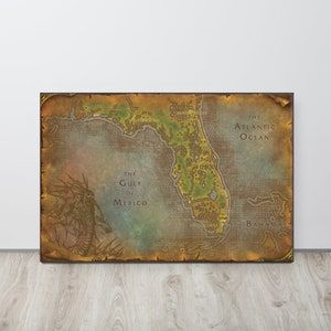 Florida - World of Warcraft Style Kaart