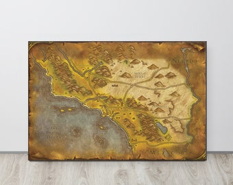 California (SoCal) - World of Warcraft Style Map