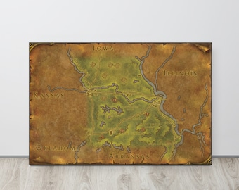Missouri - World of Warcraft Style Map