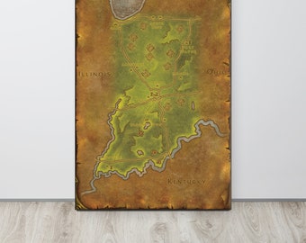 Indiana - World of Warcraft Style Map