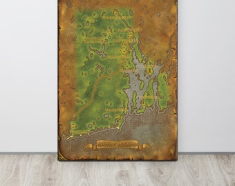 Rhode Island - World of Warcraft Style Map