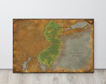 New Jersey - World of Warcraft Style Map