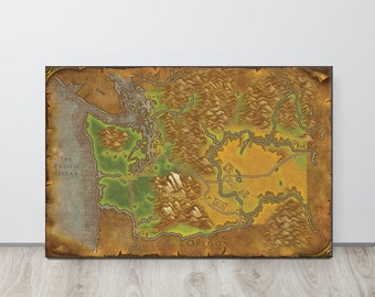 Washington - World of Warcraft Style Map