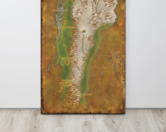Vermont - World of Warcraft Style Map