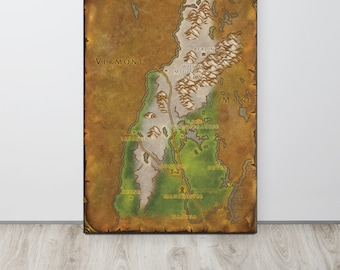 New Hampshire - World of Warcraft Style Map