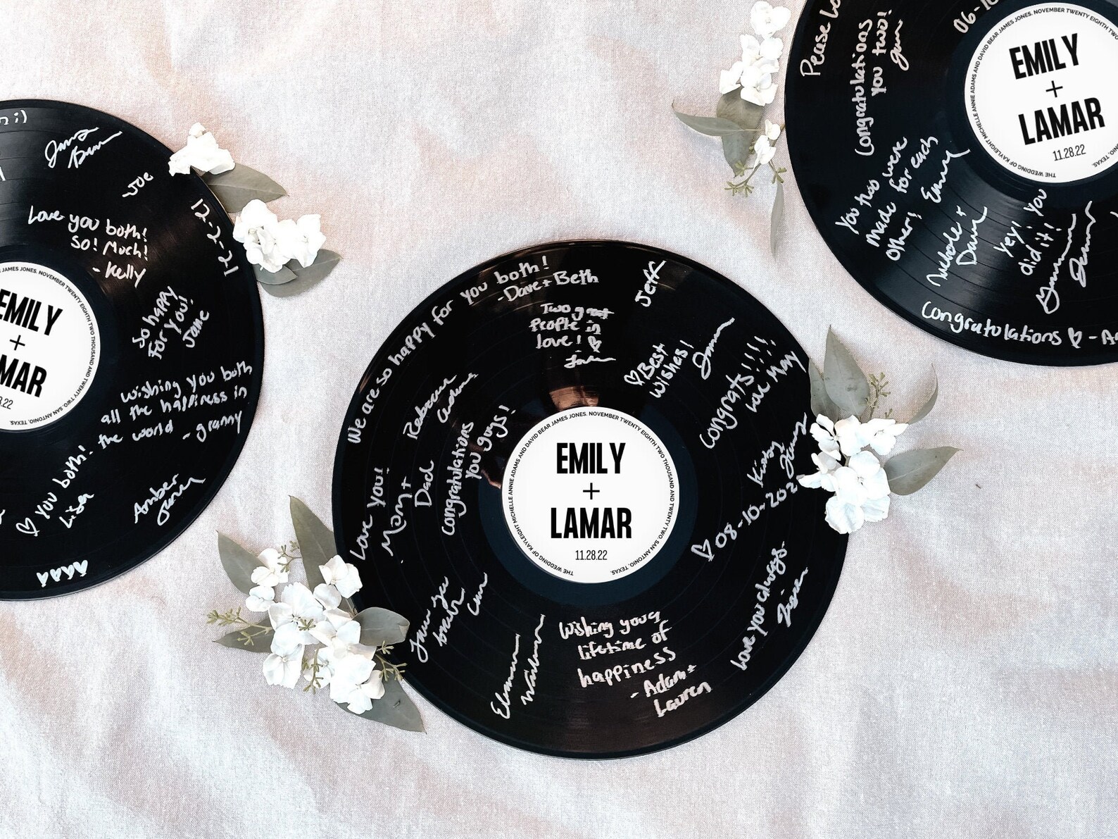 Record Guestbook Vinyl Record Guest Book Custom Etsy