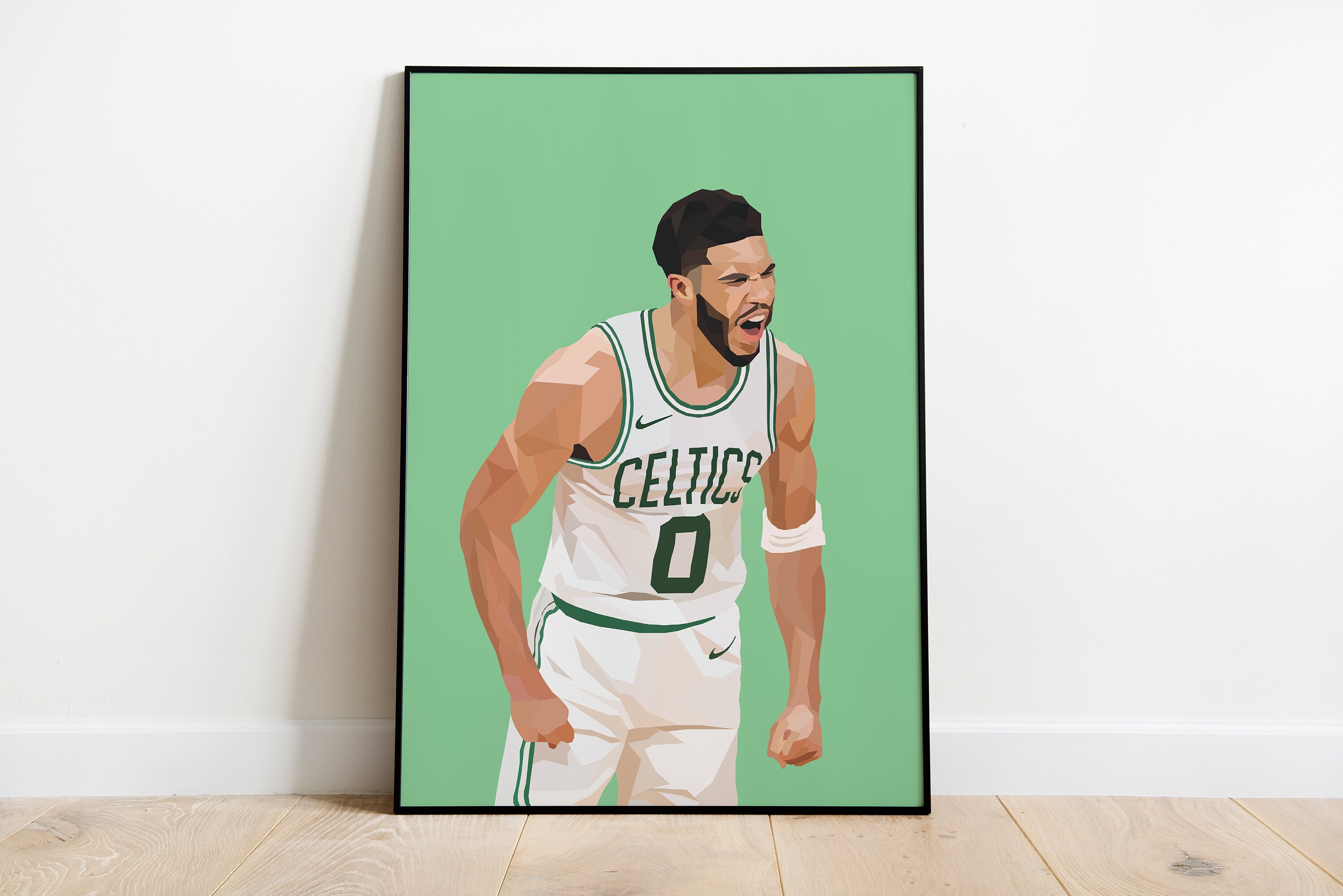 Jayson Tatum Poster Pop Culture Wall Art Minimal Digital Etsy Australia