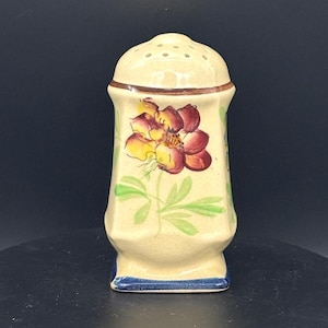 Vintage Japan Porcelain Hand Painted Floral Muffineer Sugar Shaker