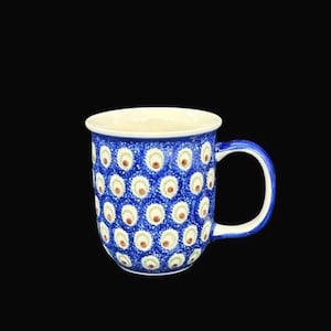 Vintage Boleslawiec Polish Pottery Handmade Stoneware Coffee Mug