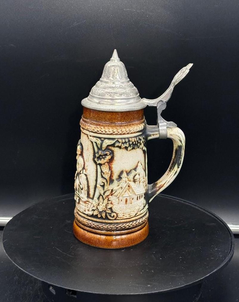 西ドイツ WEST-GERMANY GERZ ヴィンテージ 特大ビアジョッキ Gerz west germany - Etsy 日本