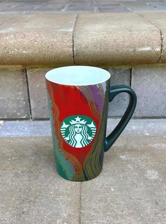 NWOT Starbucks 2021 Holiday Christmas Collection Ceramic Red Green Gold  16oz Coffee Mug - Etsy Israel