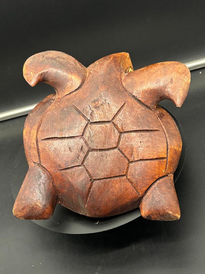 ヴィンテージ職人の手彫り木製亀の彫刻 8インチ x 6.5インチ - Etsy 日本
