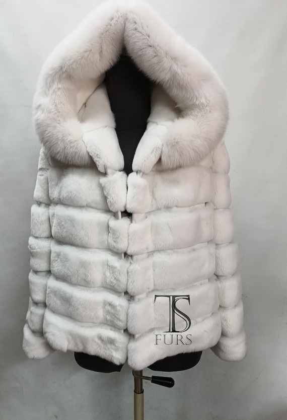 Mens white fur vest deals