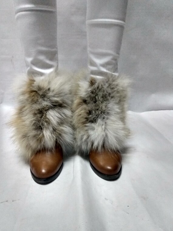 Real fur boot cuffs clearance