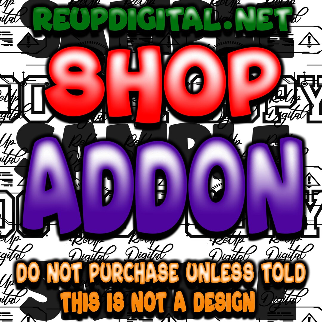 Redesign Shop Design |this is a Shop [add On] Do Not Purchase If Your ...