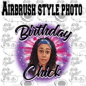 Airbrush Portrait,Portrait to cartoon Custom names   Single person or couple.24 hour max turn around at the least all sale are finally