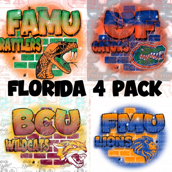 Florida mystery bundle hbcu,Bootleg Png,|any Team|  ,sublimationAirbrush png (THIS is not a SVG