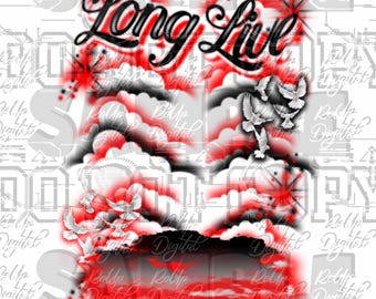Rip |in loving memory |long live |forever in my heart  png|airbrush background