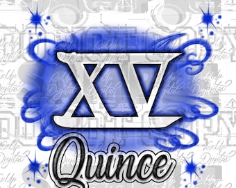 Mis Quince, süß 16, Geburtstagskind png, SublimationAirbrush png (Dies ist kein SVG