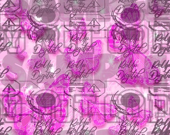Airbrush Butterfly Wallpaper and digital paper