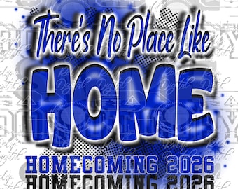 HOMECOMING 26 digital Airbrush 2026 dies ist kein svg